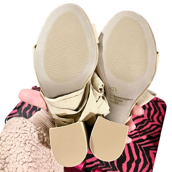 Fashion Nova Open Toe Heels   Size 6.5 - Picture 8 of 9